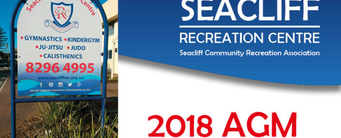 Seacliff Recreation Centre 2018 AGM