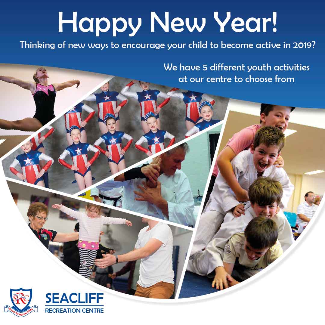 Seacliff Recreation Centre wish you a Happy New Year for 2019!