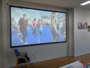 Seacliff Recreation Centre - Projector and screen installed