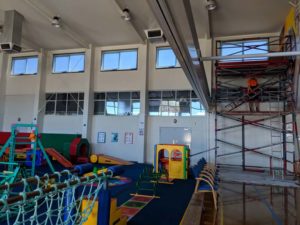 Seacliff Recreation Centre - Silverscreen roller blind install