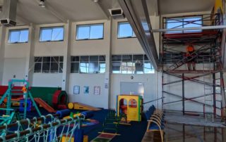 Seacliff Recreation Centre - Silverscreen roller blind install