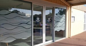 Seacliff Recreation Centre entrance doors
