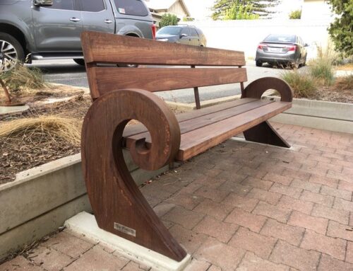 New bench at the centre