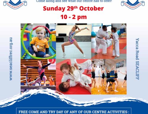 Event news – Seacliff Recreation Centre Open day – 29th October 2023