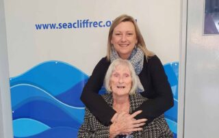 Pat Gregory with Sam Gregory