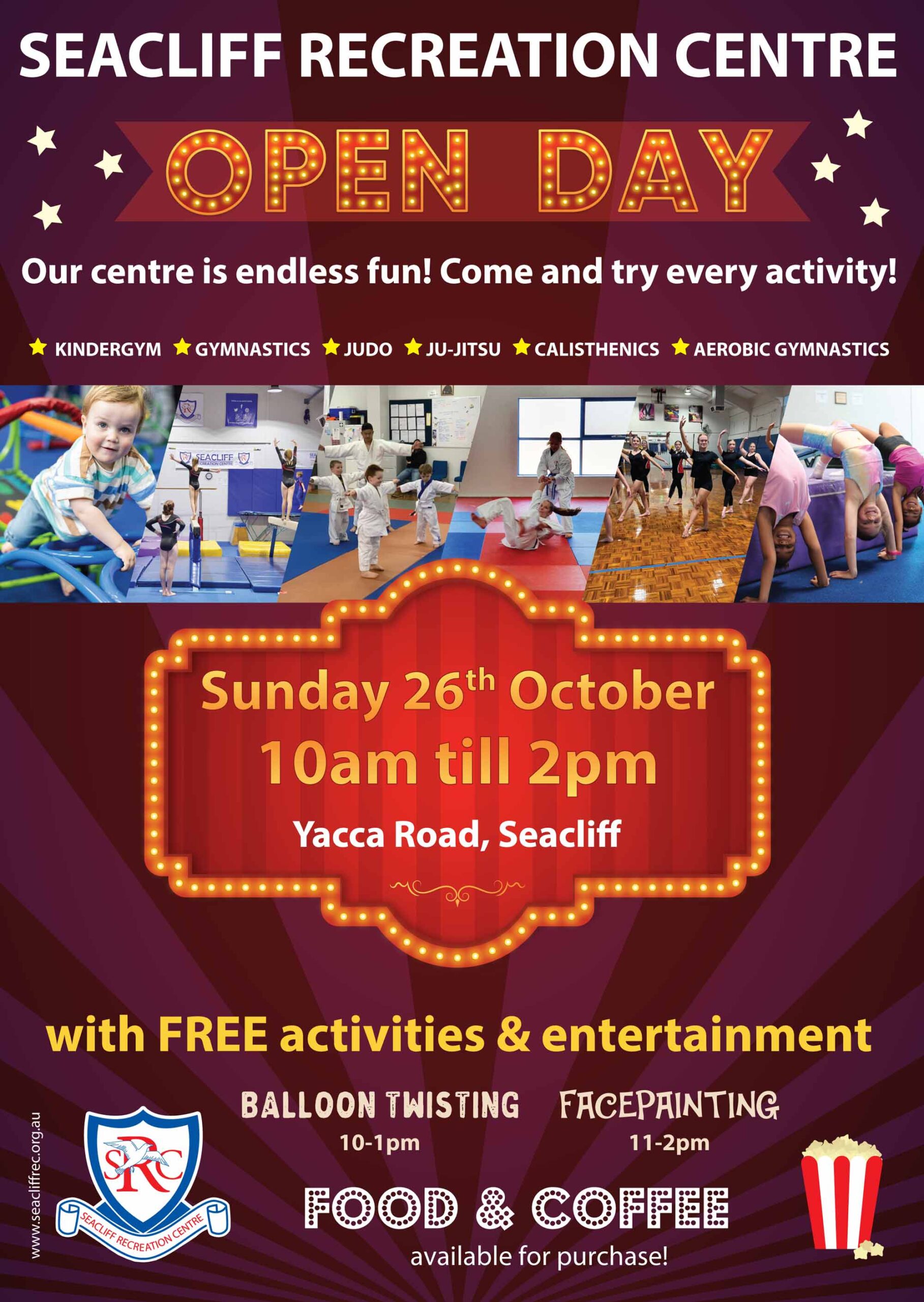 Seacliff Recreation Centre Open Day 2025 Seacliff Recreation Centre Open Day 2025